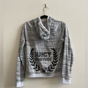 NWOT Juicy Couture Grey Zip Up Hoodie